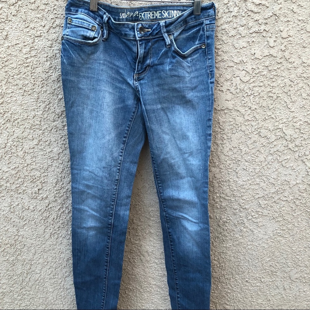 Pacsun Bullhead blue skinny jeans